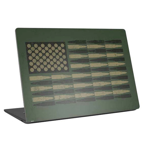Bullet American Flag Universal Laptop 13in (10.6 x 7.6in) Skin